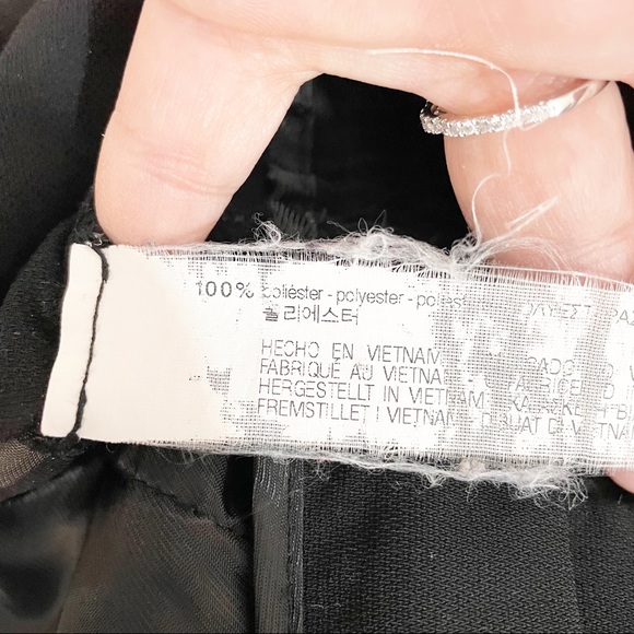 ZARA Wide Leg Crop Paper Bag Waist Pants Size L - Picture 10 of 10